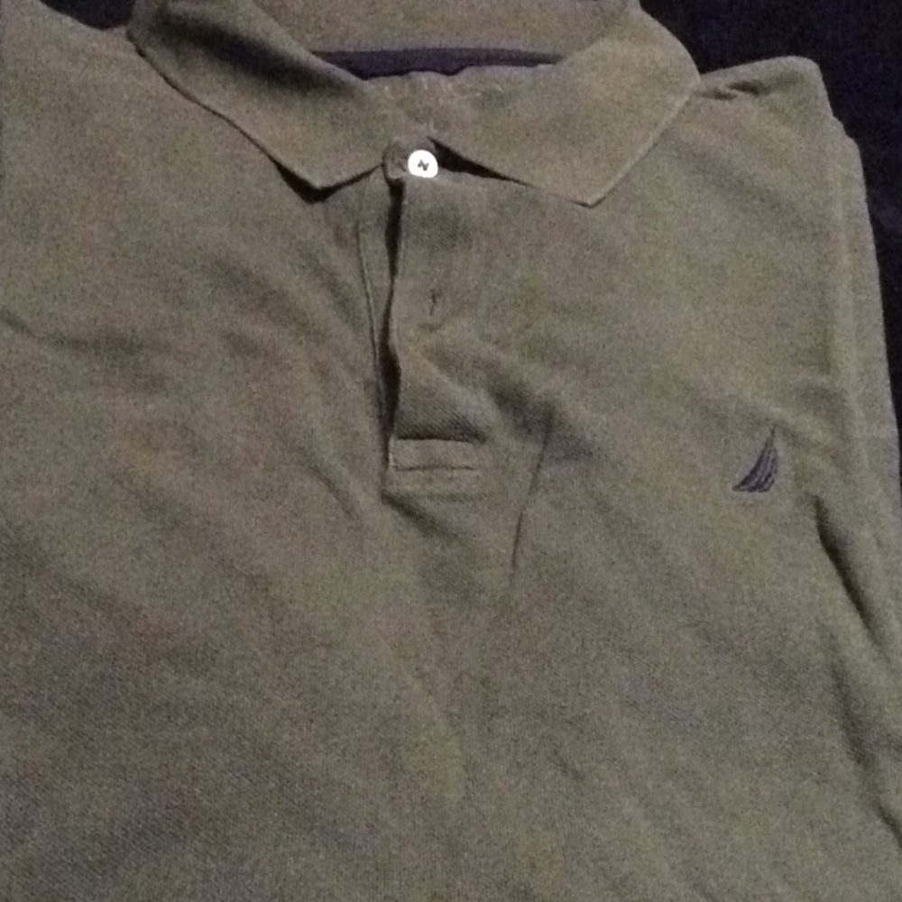 Solid polo style nautica shirt